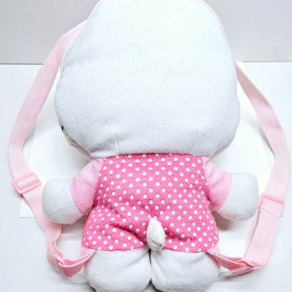Hello Kitty Sanrio Pink with Polka Dots and Bow Soft Plush Doll Backpack 14" - Picture 2 of 6